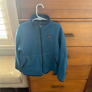 Patagonia Kids Teal Fleece Jacket